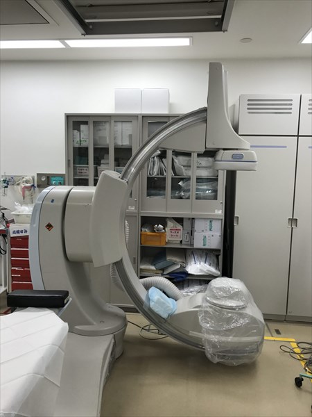 東芝製アンギオグラフィ撤去画像