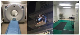 X線CT装置の撤去作業